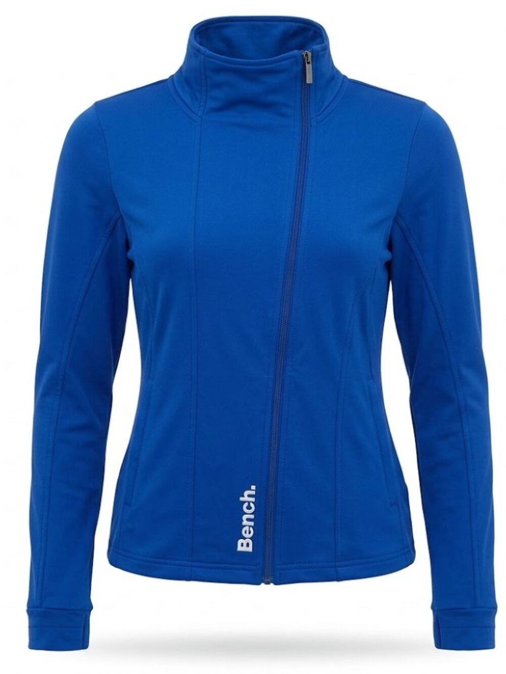 Bench Royal Blue Asymmetrical  zip xl | Lightweight Athletic High Neck Coat